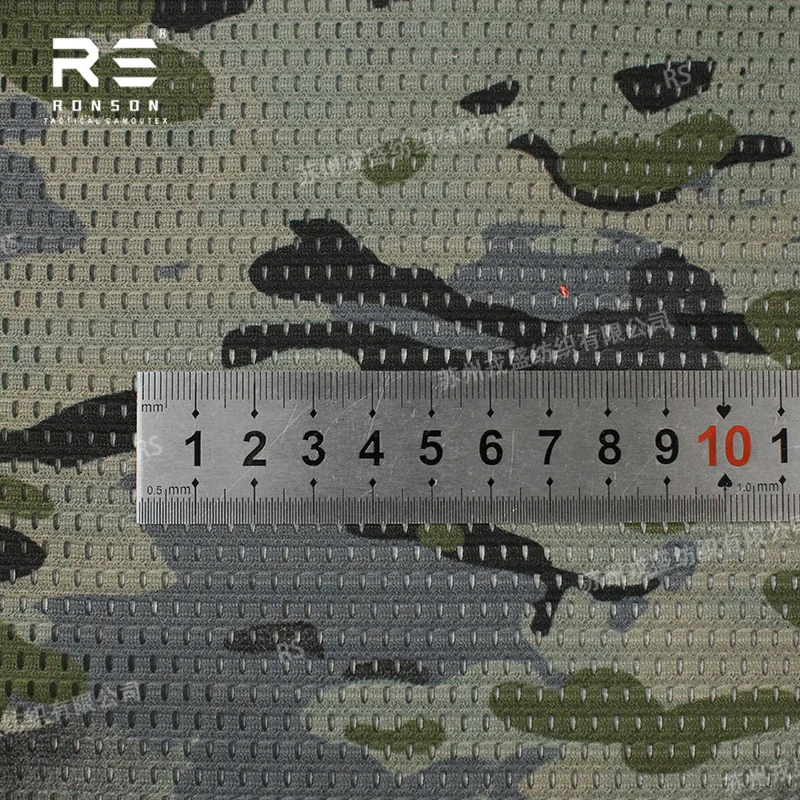 MMPU Tela camuflaje malla azul marino de poliéster tacto suave - imagen 5