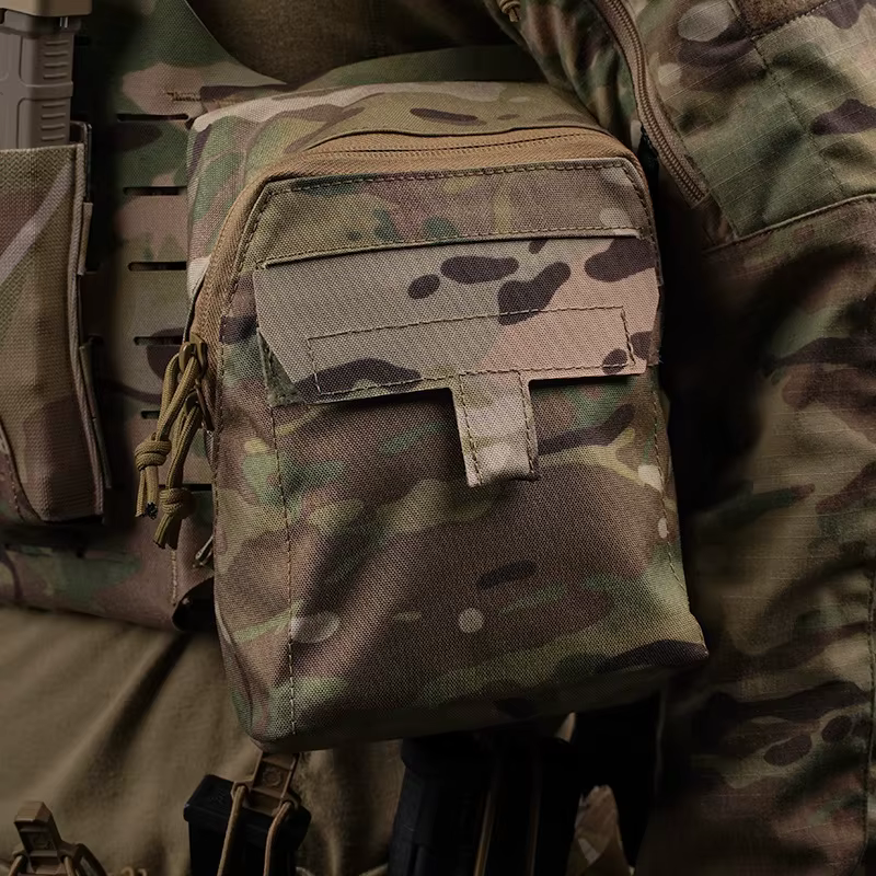 Bolsa táctica multifunción con sistema MOLLE – Camuflaje - imagen 4