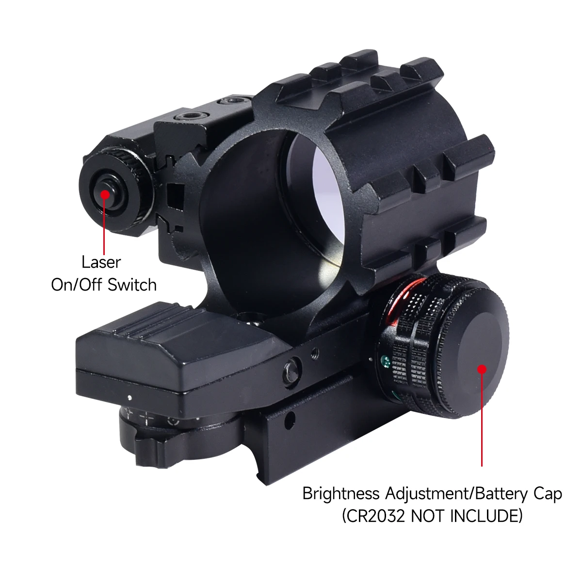 Óptica Holográfica HD112 Punto Rojo/Verde con Láser – Rifles y Pistolas