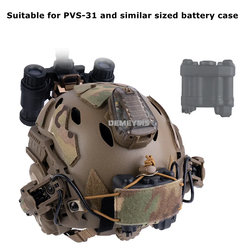 Bolsa táctica para batería NVG de casco – Contrapeso ajustable - imagen 5