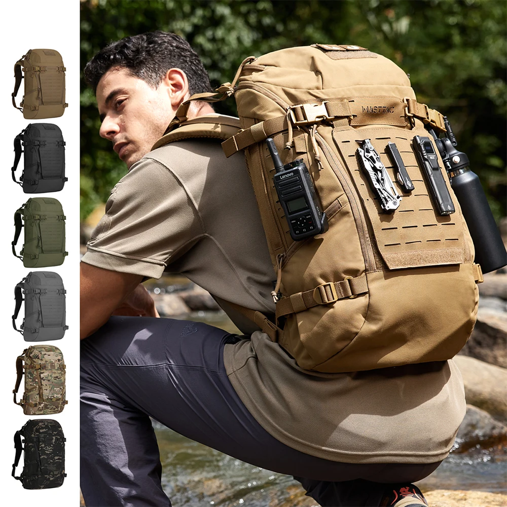 Mochila táctica MOLLE impermeable de nylon, EDC desmontable camping - imagen 5