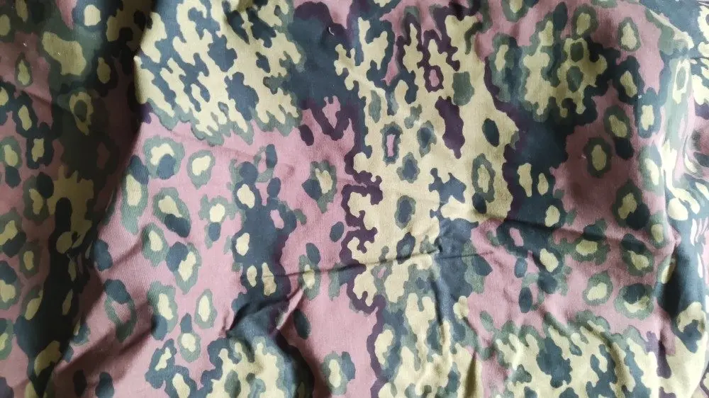 Tela camuflaje doble cara hoja roble alemán algodón para manualidades - imagen 3