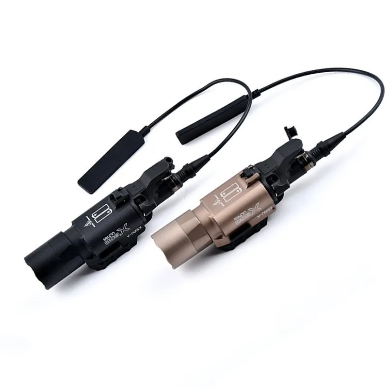 Vista lateral de la linterna