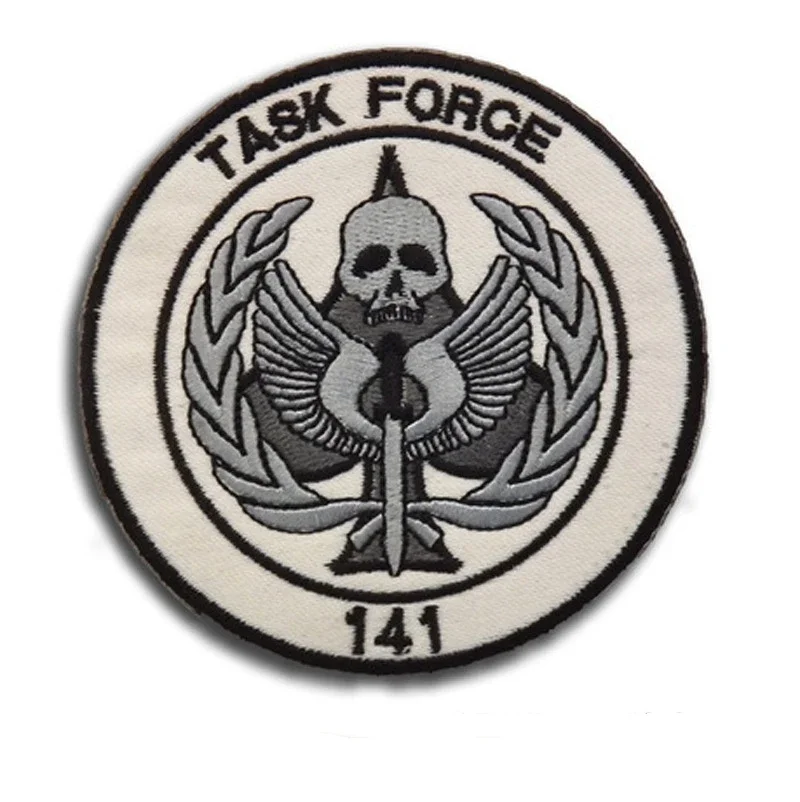 Parche TASK FORCE 141 CODE gancho bucle Insignia táctica MOLLE - imagen 3