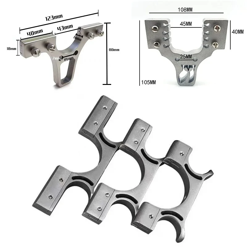 Cabezal tirachinas multifuncional acero inoxidable – Recambio para arco outdoor