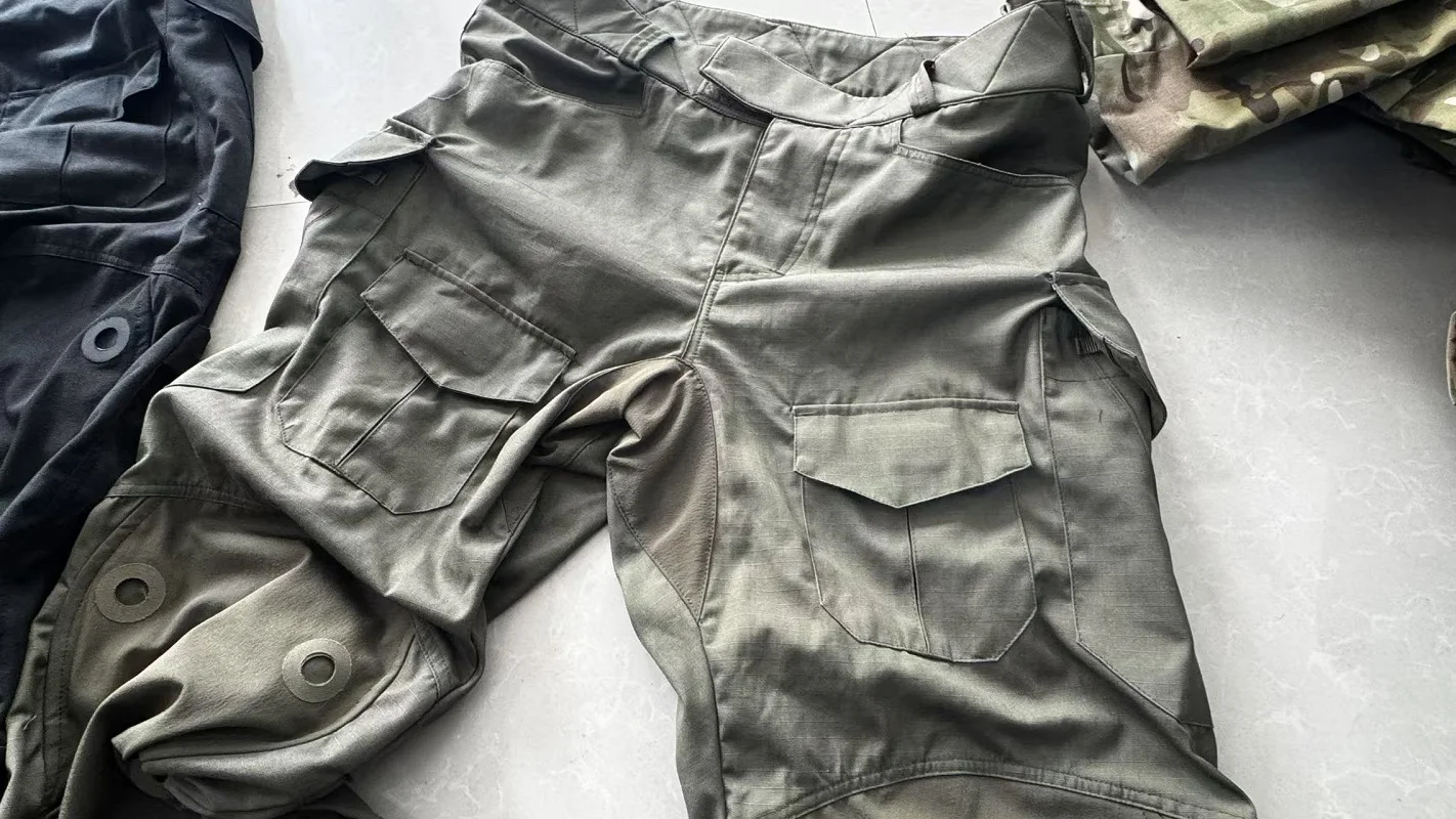 Pantalones tácticos exteriores RG/BK nailon y algodón - imagen 5
