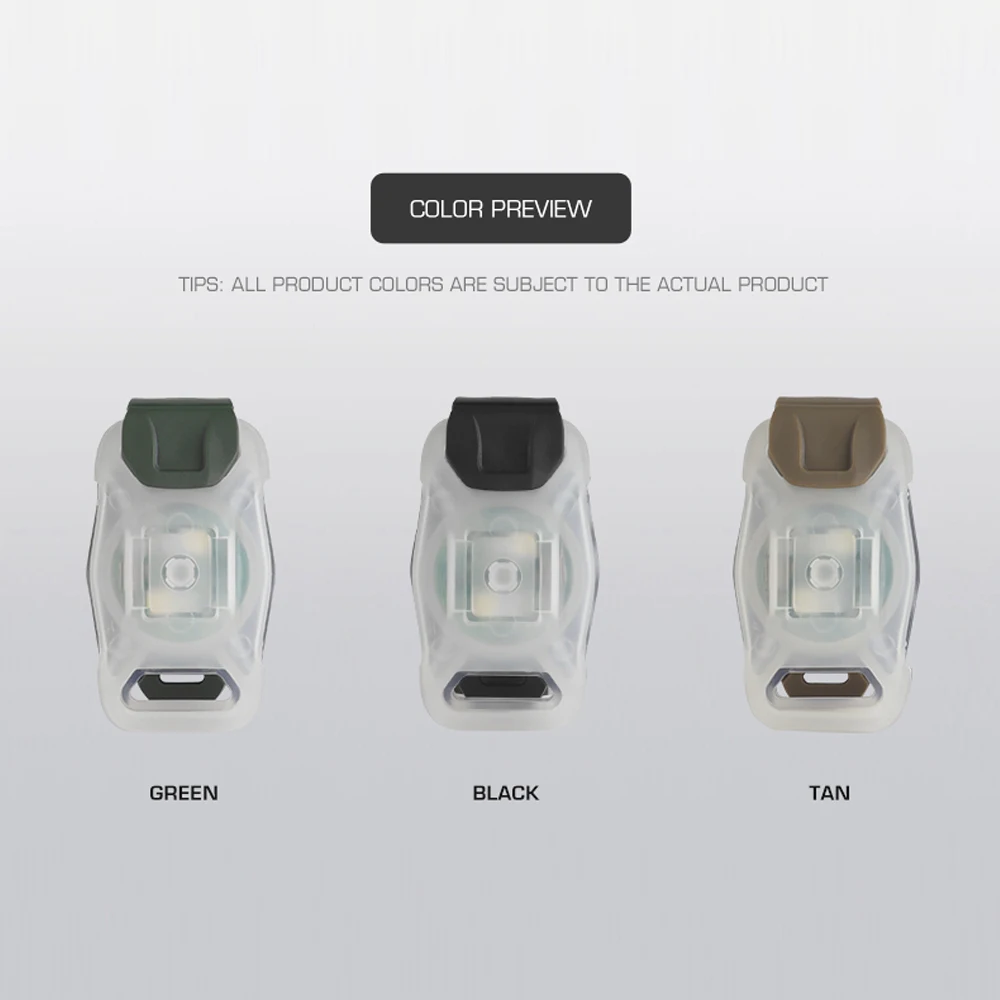 NANO Luz frontal para casco LED - 2 modos para moto, ciclismo y pesca - imagen 5