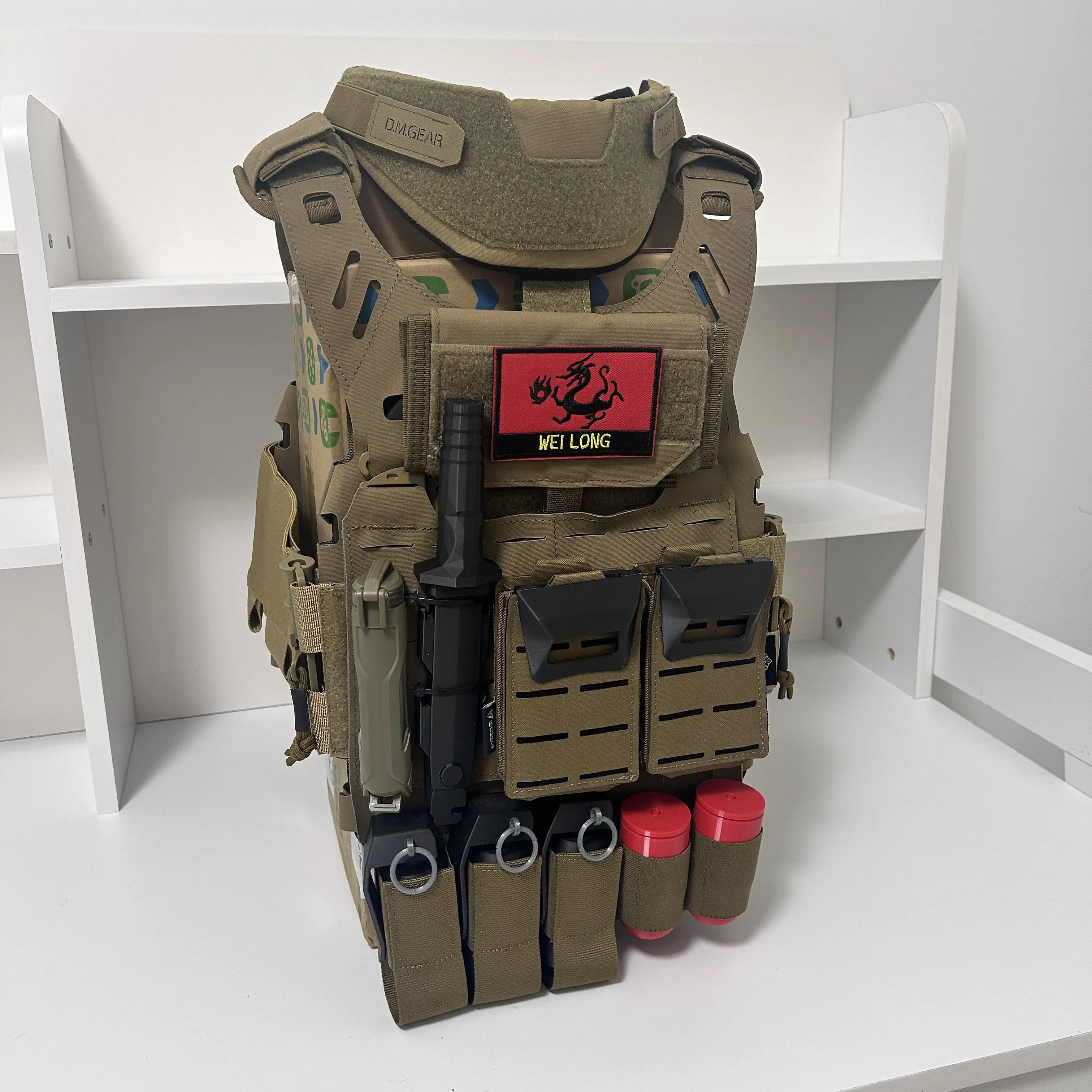 Accesorios tácticos airsoft impresos en 3D: caja de batería y granada - imagen 4