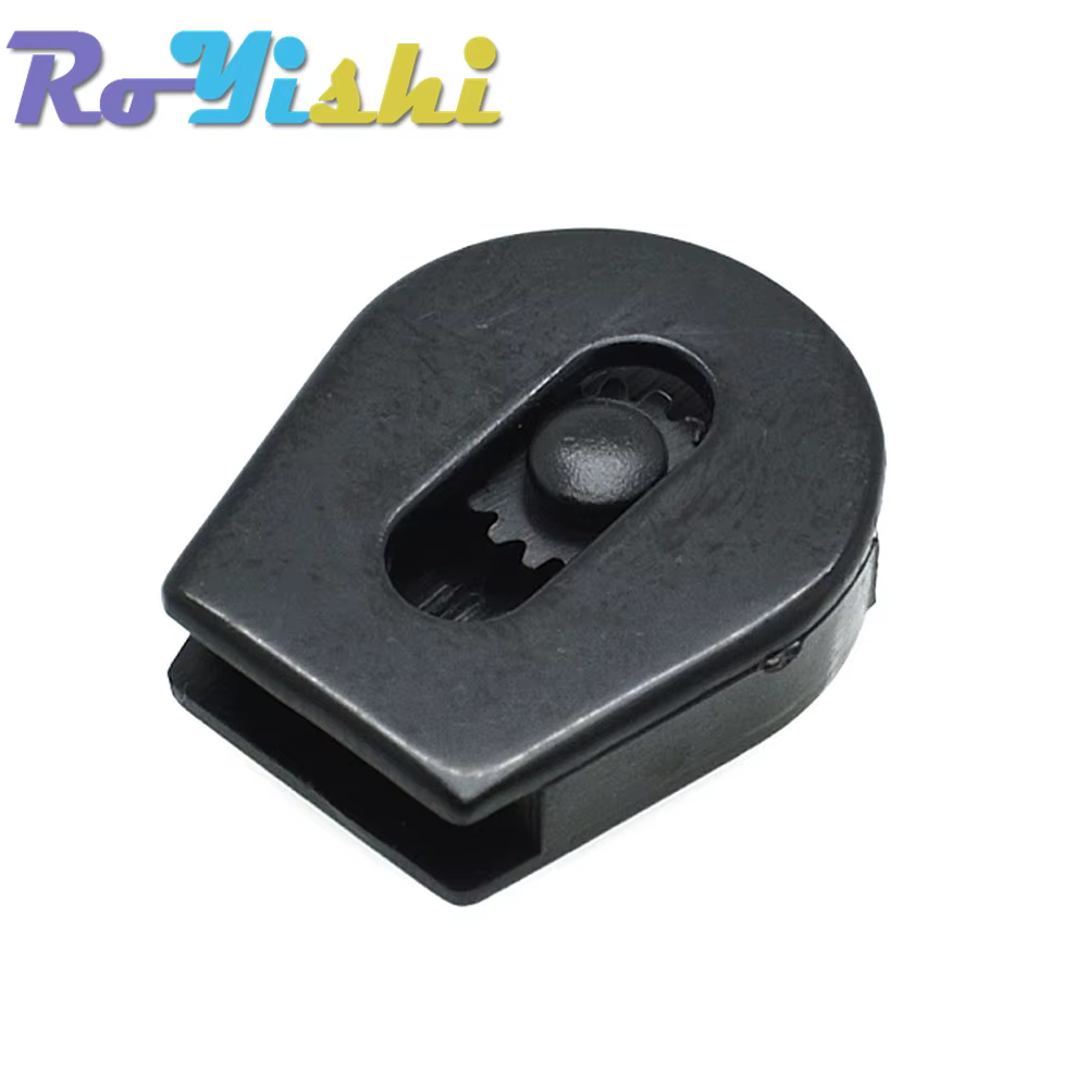 Terminales cordón plástico negro – Ajustadores para material outdoor - imagen 5