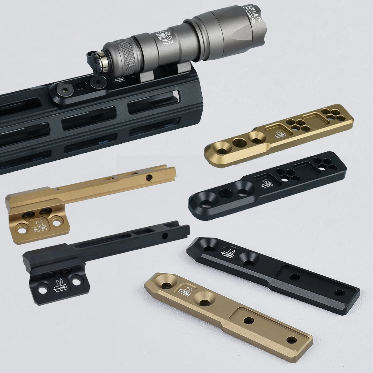 SureFire Thorntail soporte linterna táctica offset Picatinny lateral - imagen 5