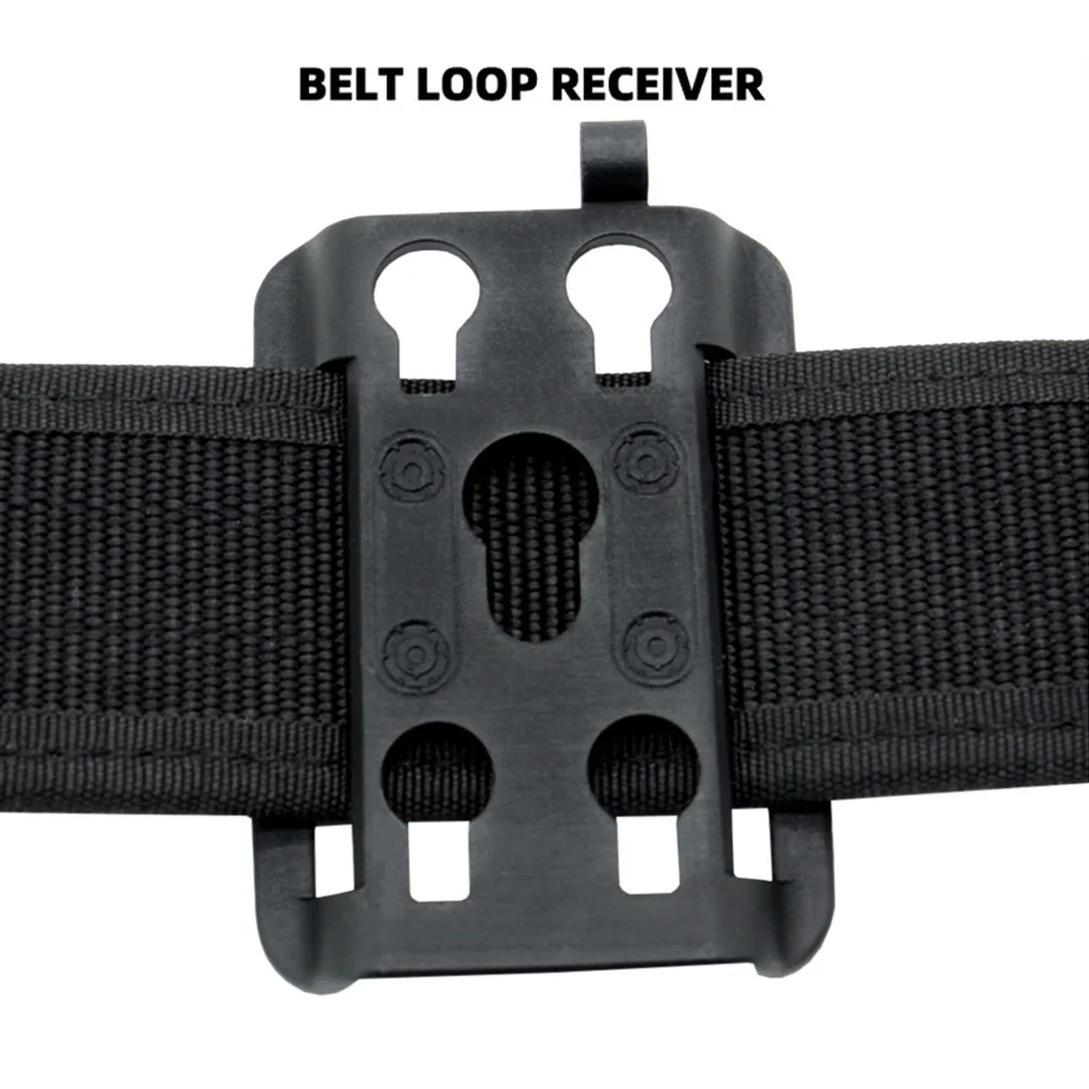 VULPO Placa Adaptadora MOLLE Sistema de Montaje Bolsas Tácticas - imagen 5