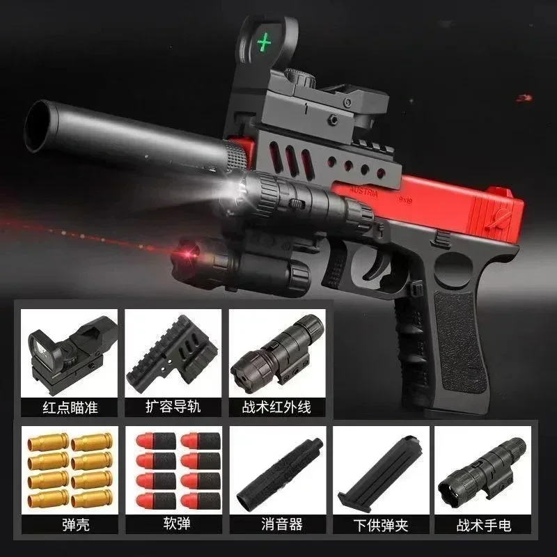 Desert Eagle pistola airsoft con casquillos y dardos de espuma - imagen 4