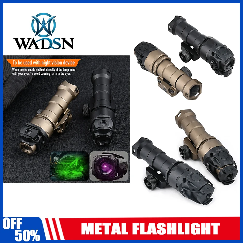 WADSN KIJI K10 – Linterna táctica LED/IR ajustable - imagen 2