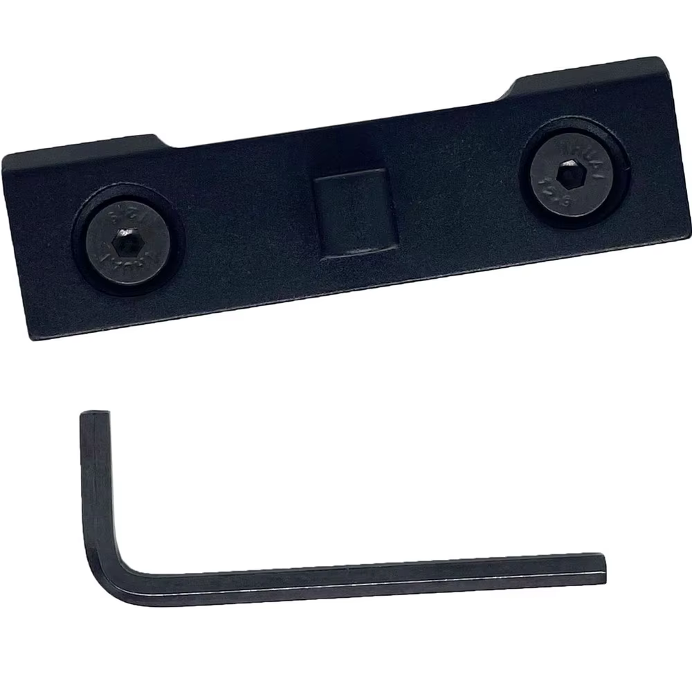 Adaptador M-LOK mejorado de montaje bajo compatible con aluminio negro - imagen 3