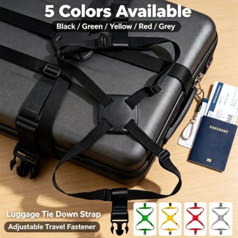 Correa de sujeción elástica para maletas y bolsas de viaje - imagen 5