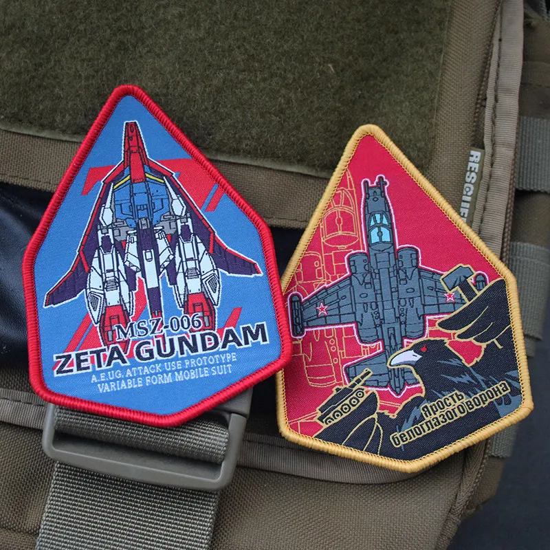 TopGun Parche táctico bordado logotipo avión cisterna con velcro - imagen 3