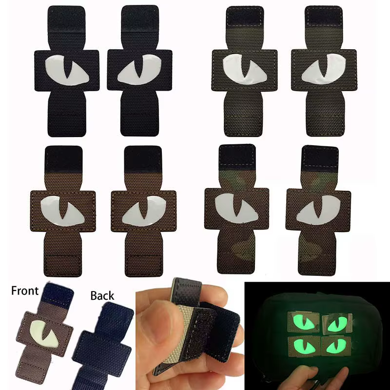 Combat Ranger – Parche ojos de diablo táctico fluorescente con velcro - imagen 5