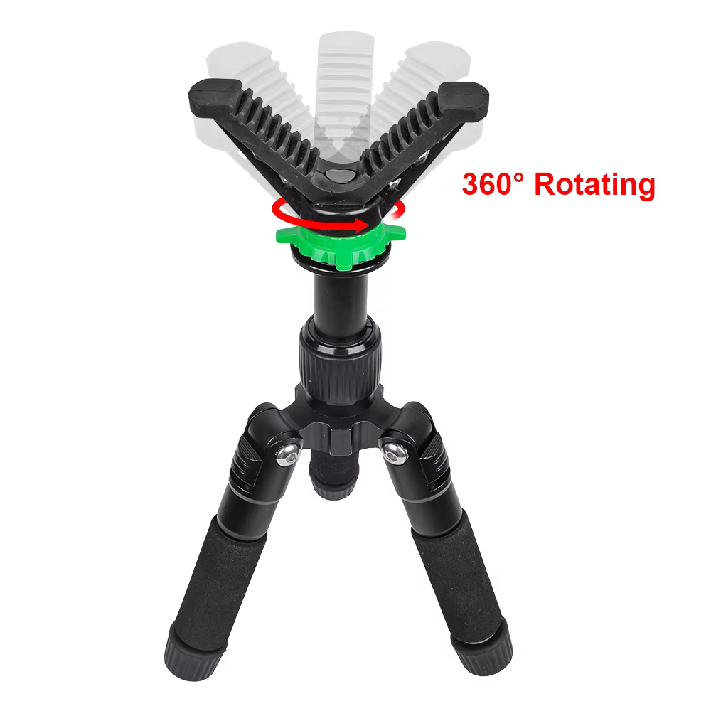 Trípode de tiro360° ajustable giratorio para caza