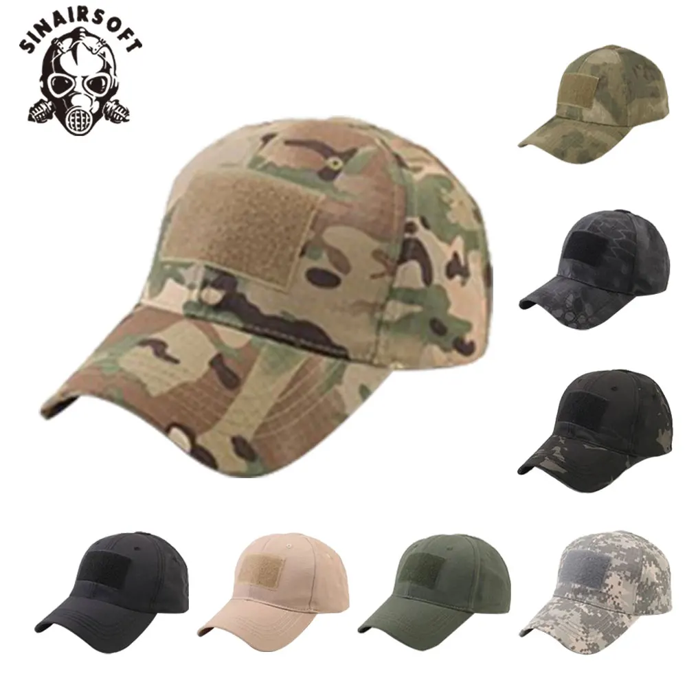 SINAIRSOFT Gorra táctica camuflaje transpirable ajustable para verano - imagen 4
