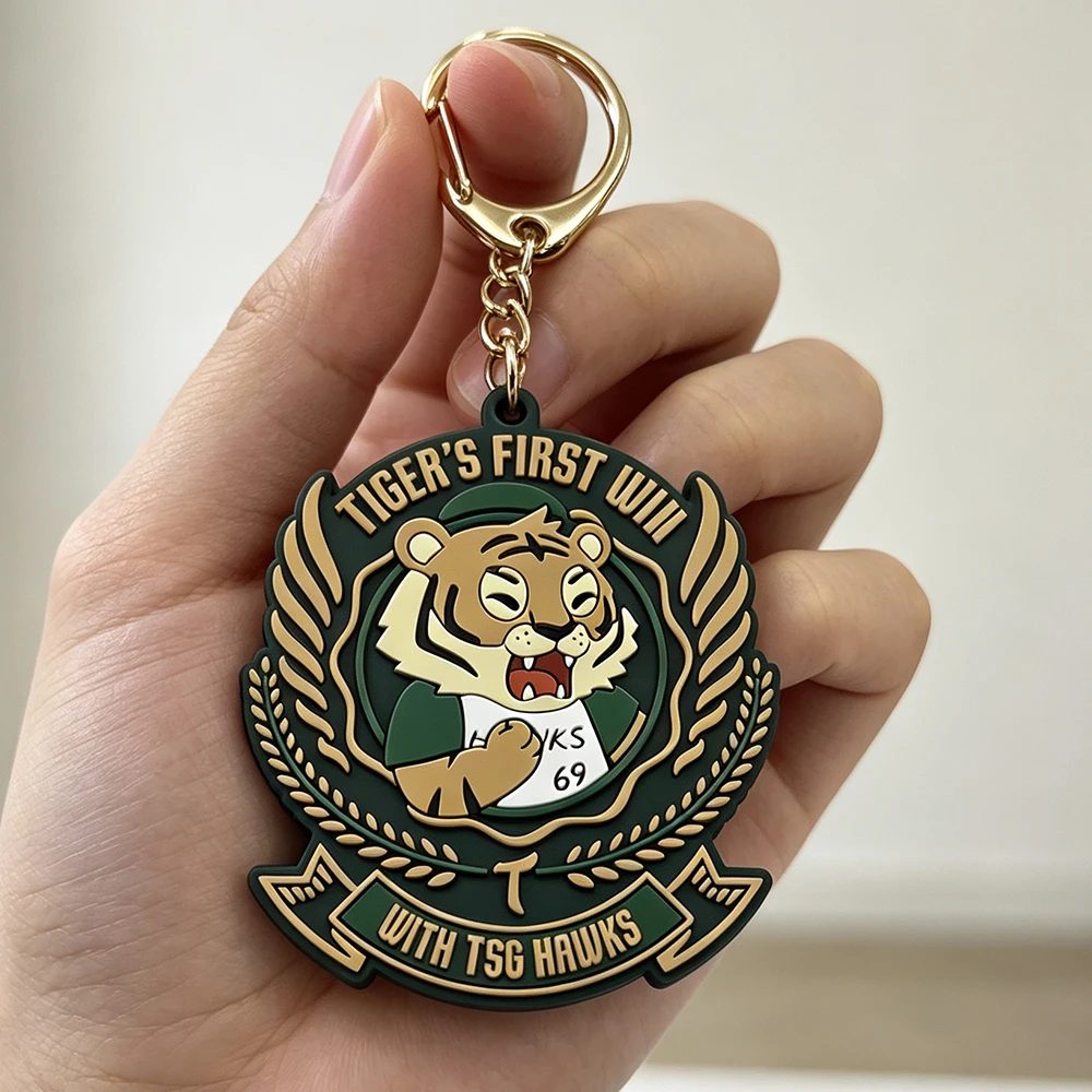 Llavero de silicona PVC suave con logotipo personalizado para regalo - imagen 4