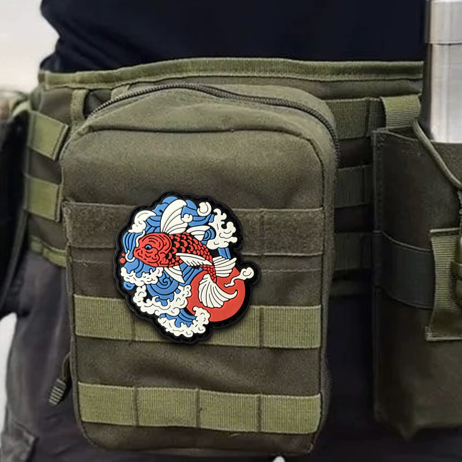 Insignia táctica PVC uso en mochila