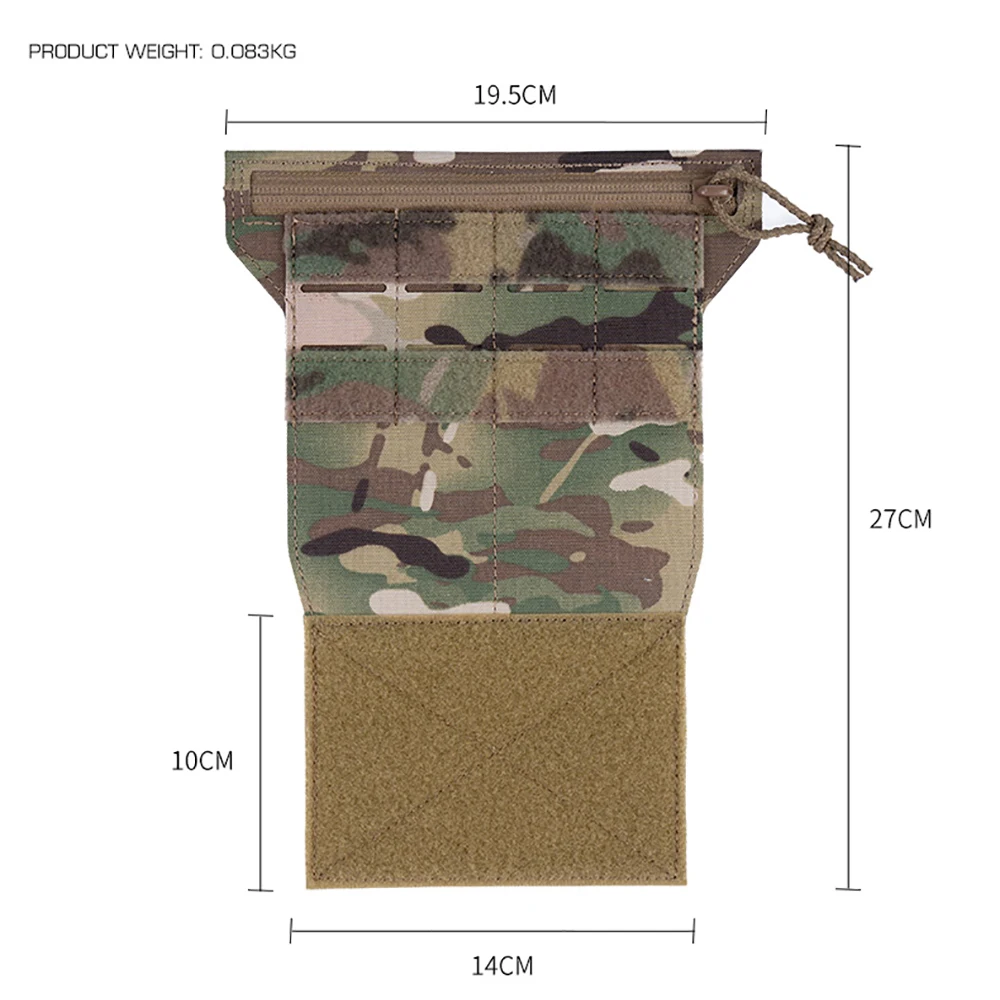 EUD ATAK panel táctico MOLLE para chaleco con gancho y bucle - imagen 5