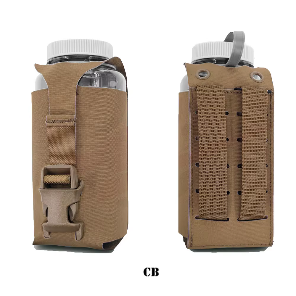 Chaleco táctico estilo SS con bolsas Molle para hervidor y botella - imagen 5
