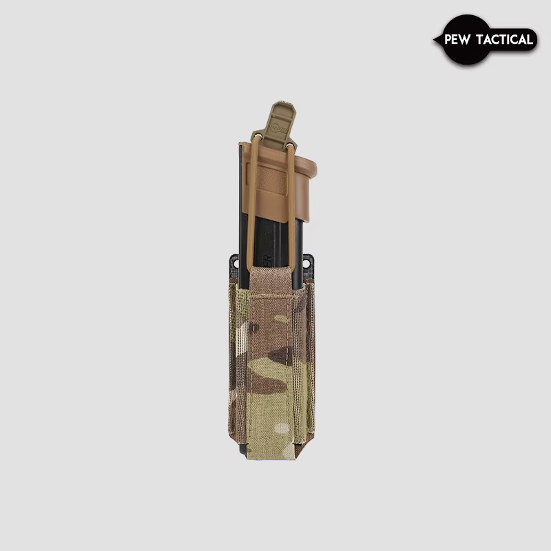Pew Porta cargadores 9mm pistola MOLLE doble elástico estilo Ferro - imagen 2