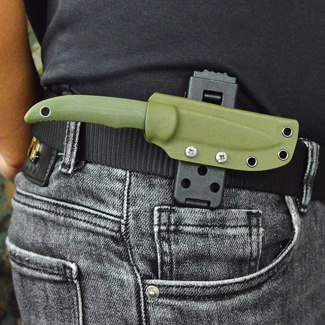 Clip de cinturón Kydex para funda de cuchillo EDC - imagen 4