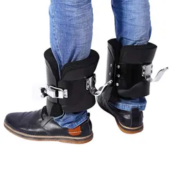Botas de inversión antigravedad acero inoxidable con gancho tobillo
