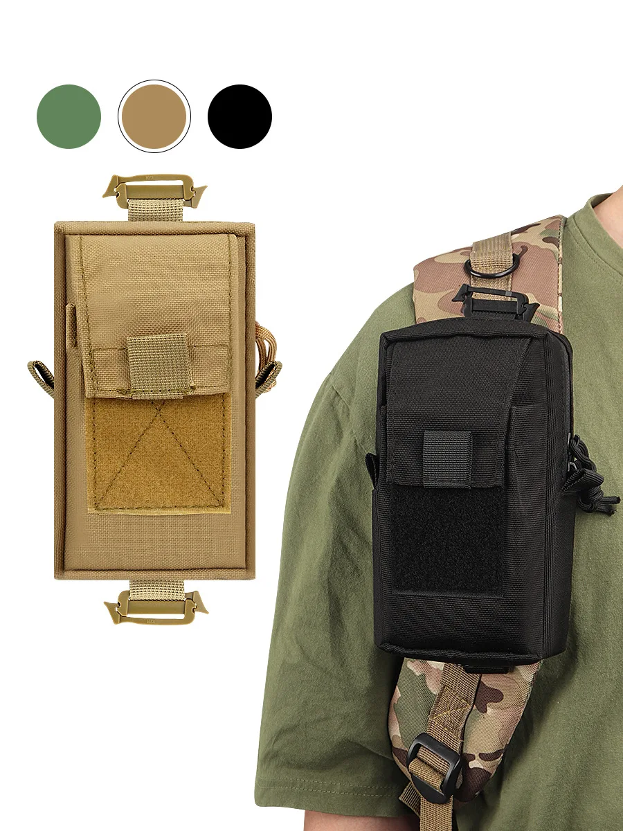 Botiquín primeros auxilios táctico MOLLE portátil para acampada - imagen 5