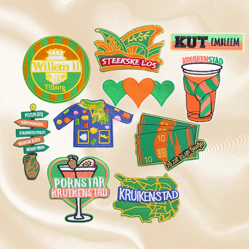 Parche bordado emblema Kruikenstad Países Bajos – Para coser o planchar - imagen 3
