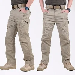Pantalones tácticos multicam X9 cargo impermeables hombre