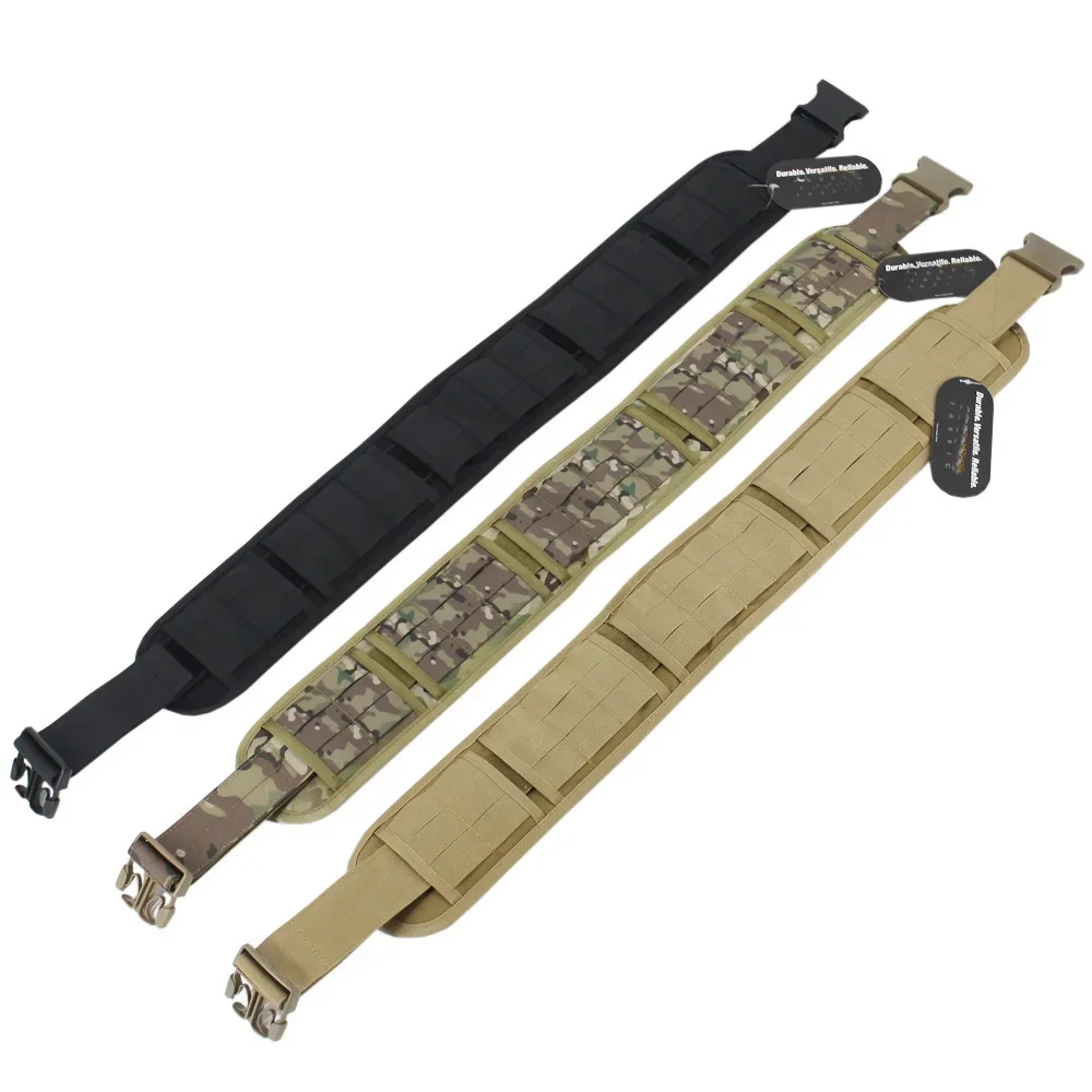 VULPO Cinturón táctico MOLLE acolchado Airsoft – Ajustable - imagen 4