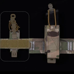 Funda táctica MOLLE para pistola con cordón elástico y cargador