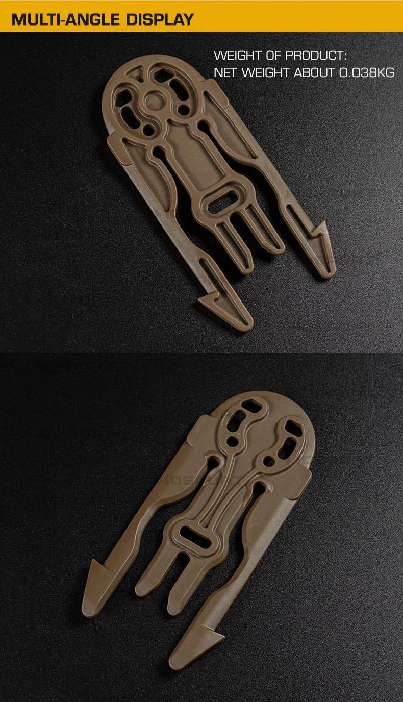 Adaptador MOLLE de nylon para equipo táctico