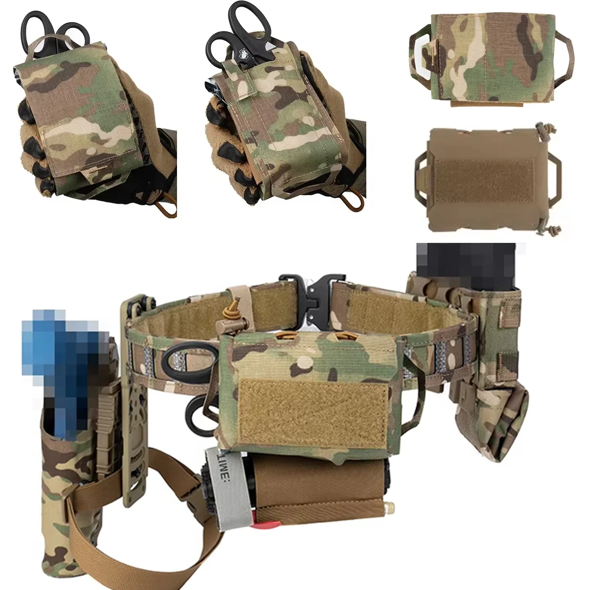 Bolsa táctica MOLLE para primeros auxilios y trauma
