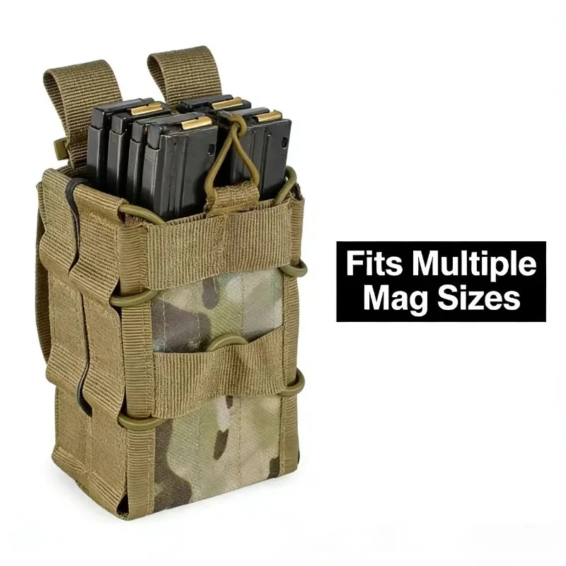 Portacargador MOLLE táctico de nailon para rifle Airsoft