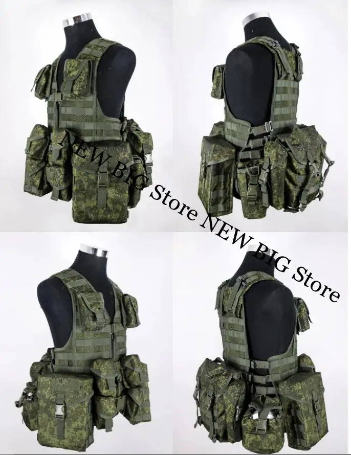 Chaleco táctico 6SH117 Rusia con MOLLE y equipo EMR para tirador - imagen 3