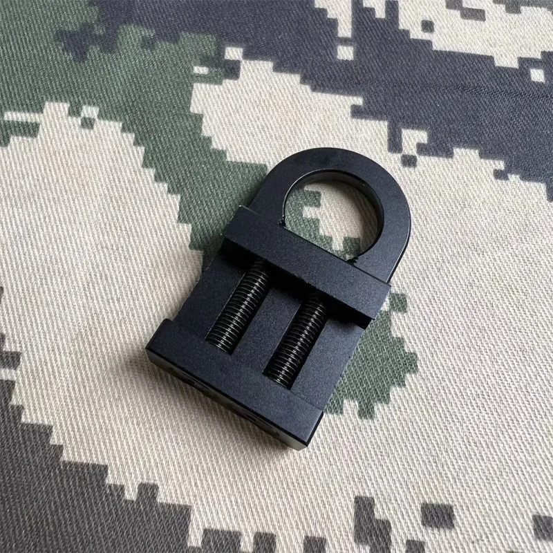 Base A-1 táctica Airsoft CNC con riel Picatinny y correas rápidas
