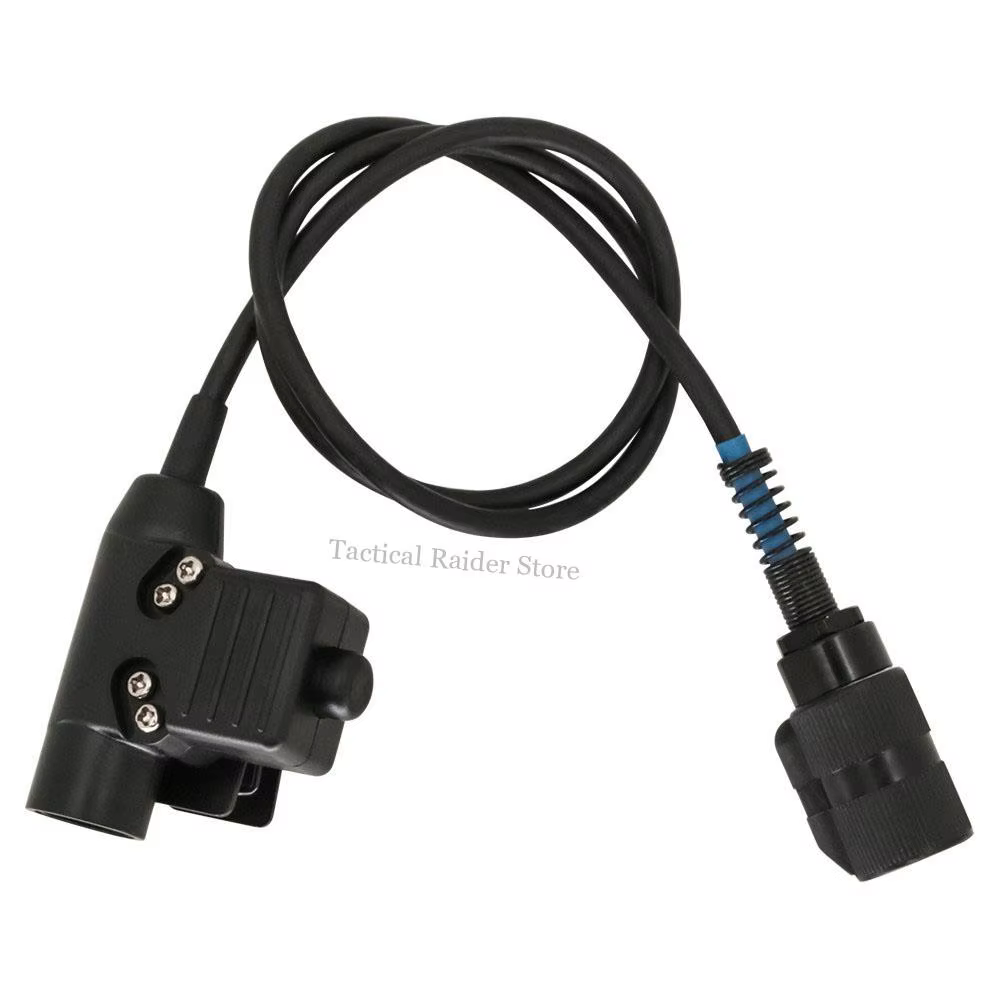 Conector PTT negro para radios AN/PRC-152 y PRC-148 uso exterior