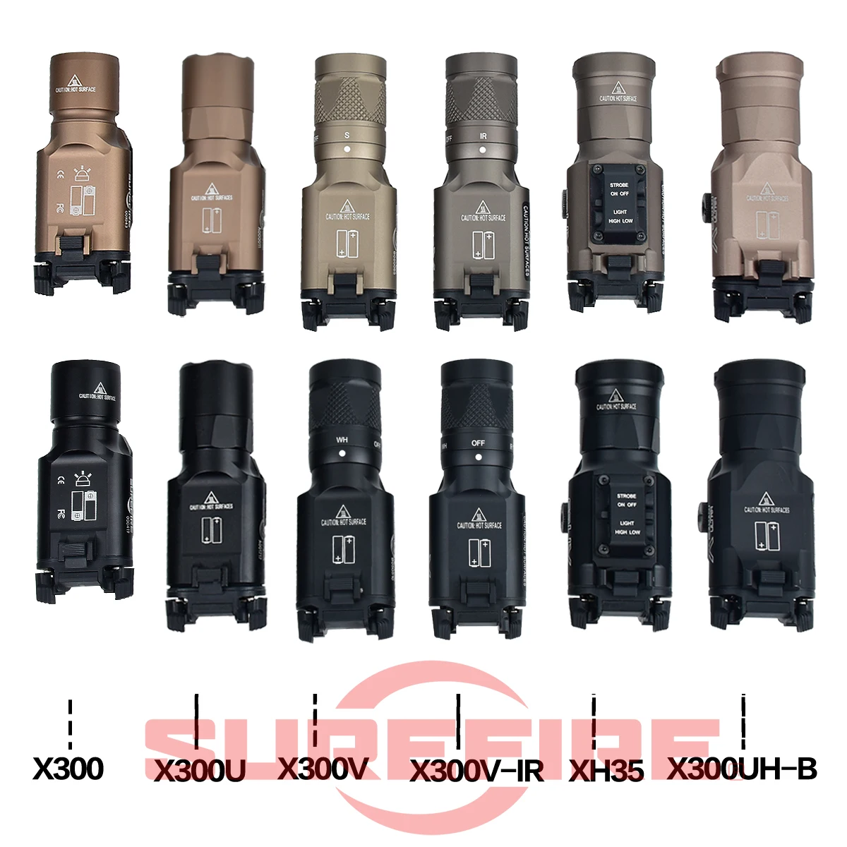 SureFire X300U linterna táctica LED para pistola con IR - imagen 5