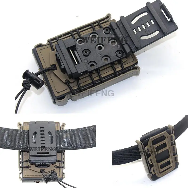 Porta cargadores MOLLE 5.56/7.62mm AR-15/M4/AK - liberación rápida - imagen 5