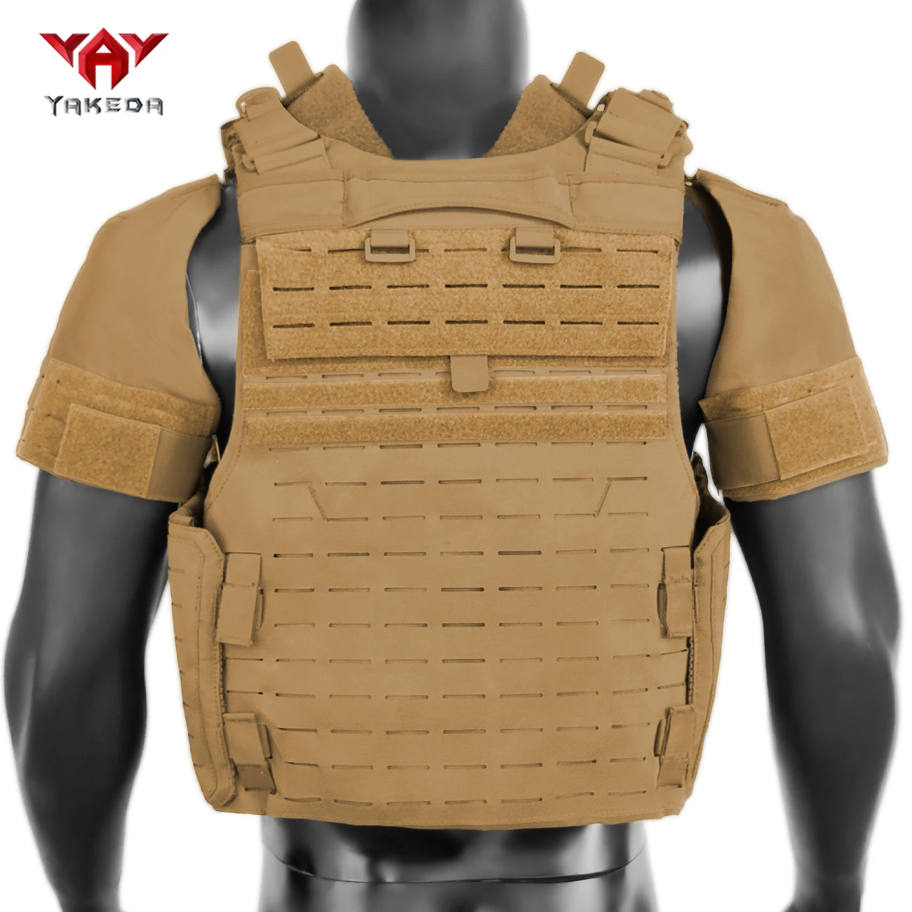 YAKEDA chaleco de caza táctico ligero con protección cuello y hombros - imagen 2