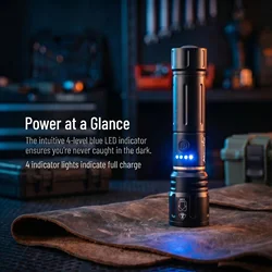 Linterna táctica Alonefire zoom recargable USB, alta potencia