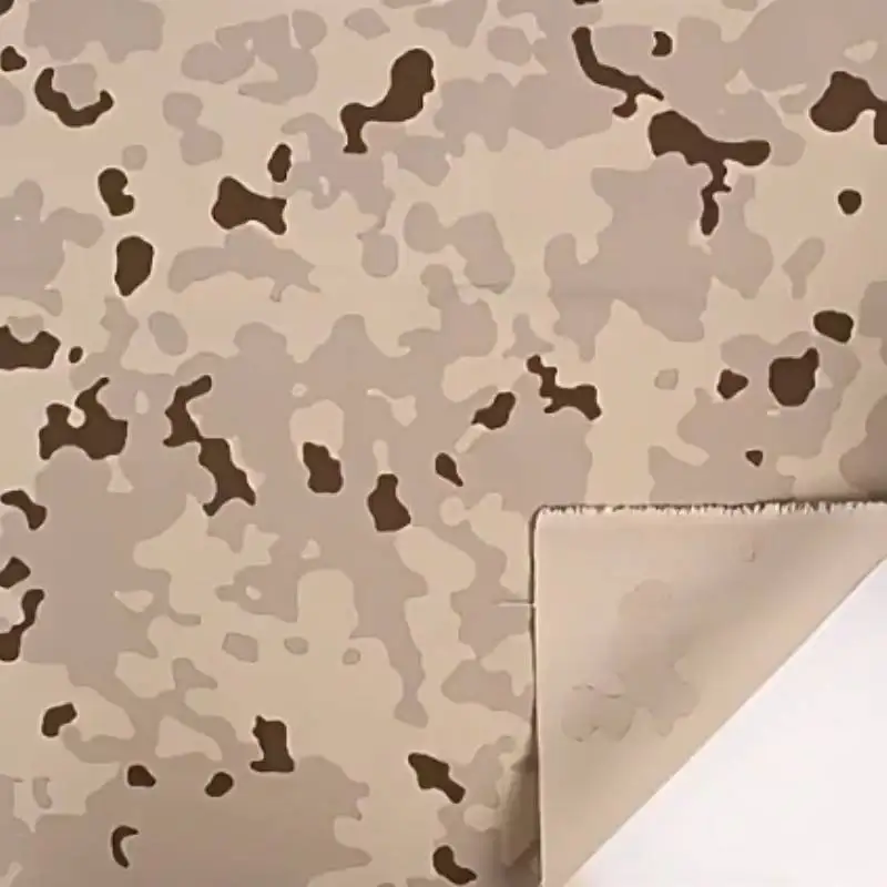Tela camuflaje desierto Tricolor alemán algodón y nailon resistente - imagen 3