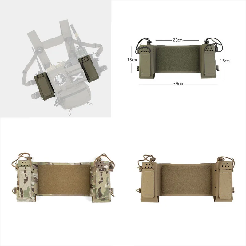 Chaleco táctico Thing 1 MK4 D3CRM, kit extensión para pecho - imagen 4