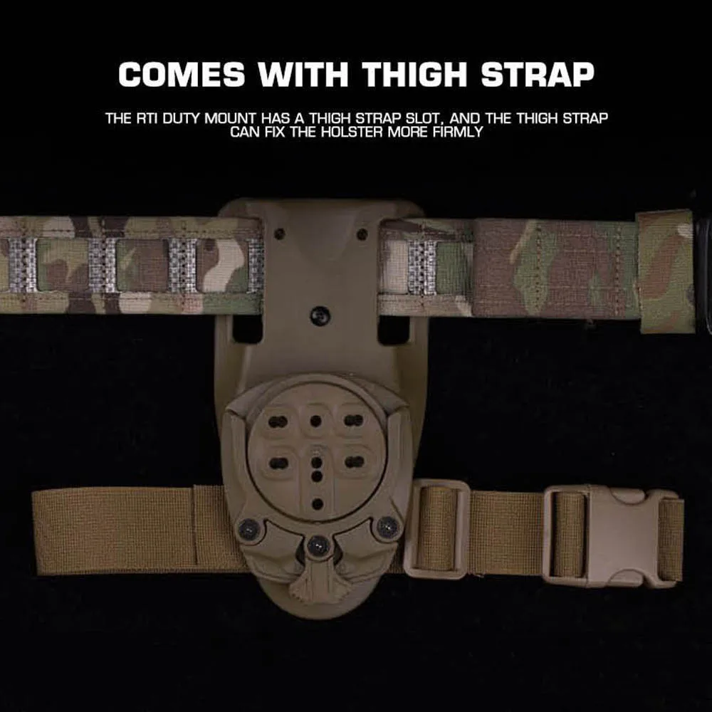 Adaptador funda táctica giratorio para airsoft y caza al aire libre - imagen 3