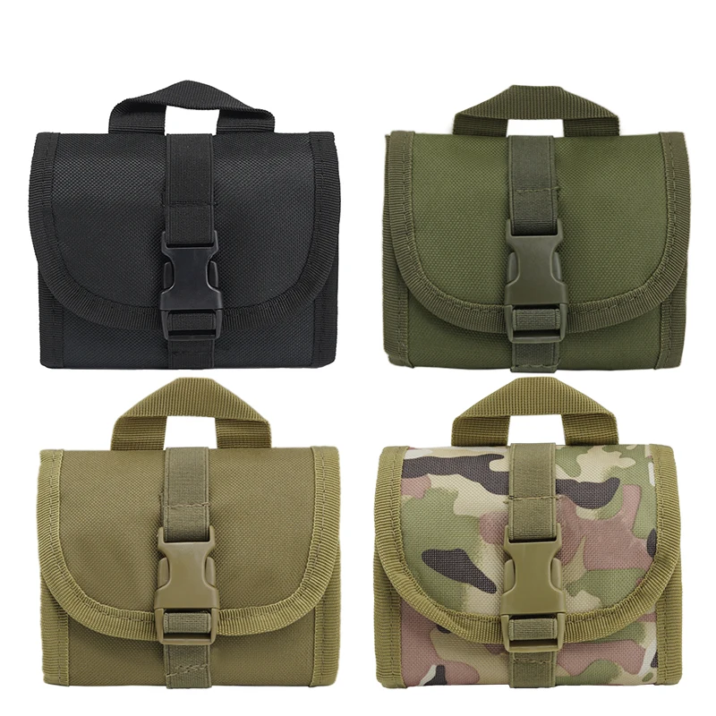 Vista de la bolsa táctica para cargadores plegable