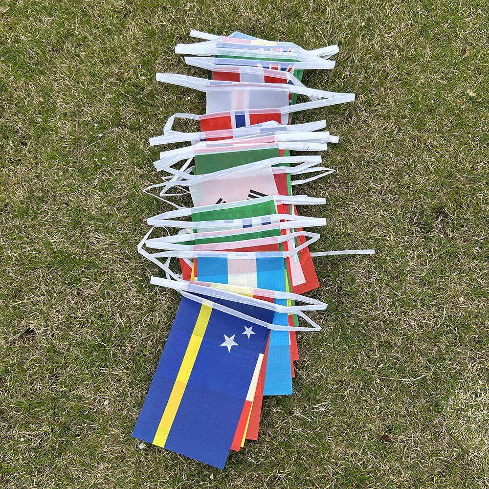 Guirnalda de banderas países del mundo para decoración eventos - imagen 5
